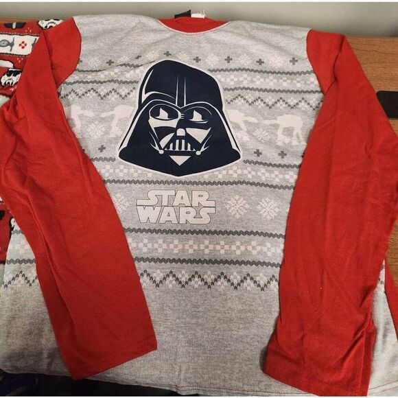 Star Wars-Darth Vader LARGE Red and Black Polyester Pajama Set - Picture 3 of 8